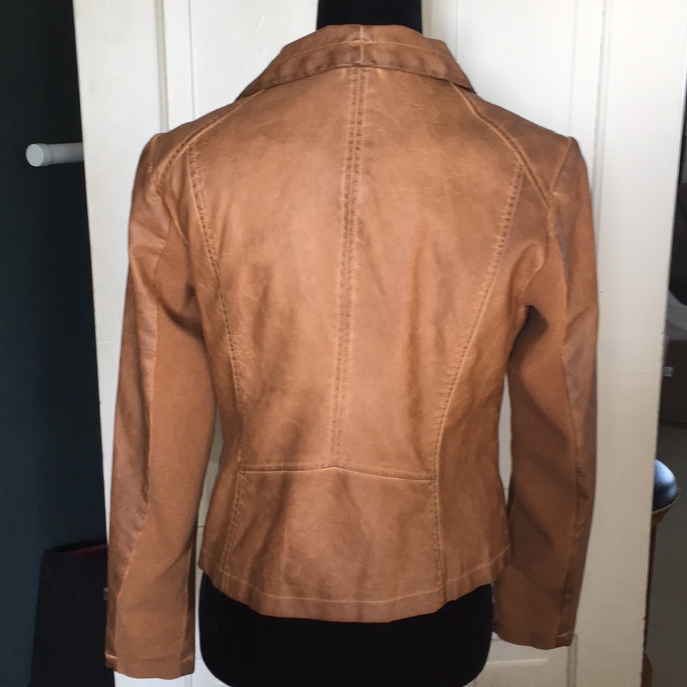 Very cute faux leather jacket. Never worn!NWOT - Picture 4 of 4